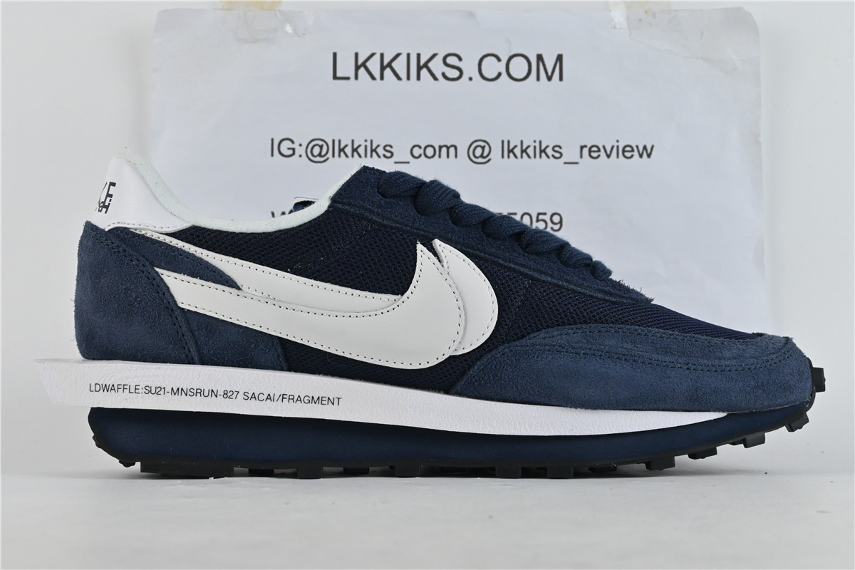 Waffle X Sacai X Fragment Blackened Blue